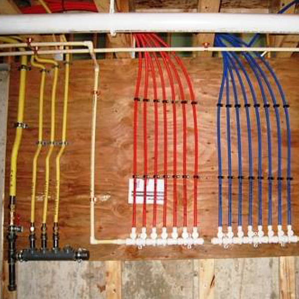 Water and gas re-piping